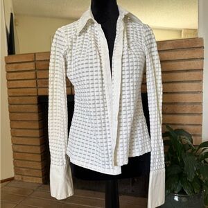 Folio New York White Button-Up Shirt